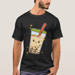Camiseta Cute Kawaii Bubble Tea Boba Lover milk Tea Tapioca