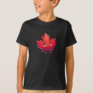 Camiseta Cute Kawaii Maple Leaf   Canadá