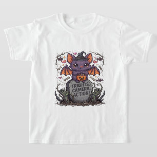 Camiseta Cute Kawaii Morcego Halloween