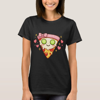 Camiseta Cute Kawaii Pizza Self Care Spa Day | Girly Retro 