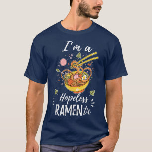 Camiseta Cute Kawaii Ramen Japonês Sem Esperança