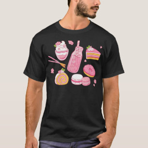 Camiseta Cute Kawaii Strawberry Milk Aesthet Japonês