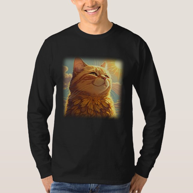 Camiseta Cute Kitten You Are My Cat Sunflower Sunshine Wome (Frente)