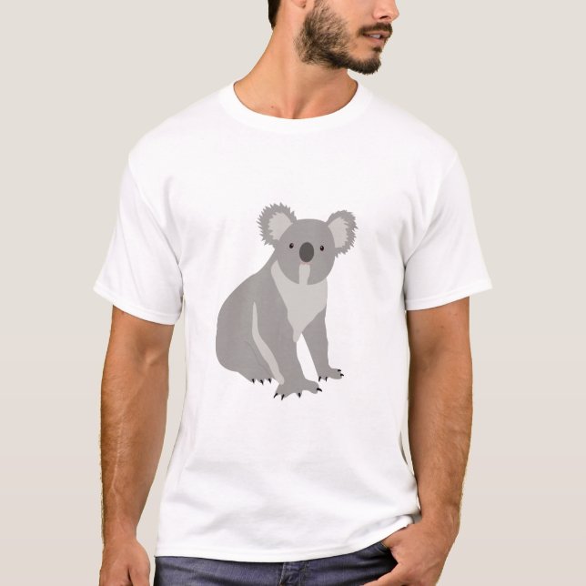 Camiseta Cute Koala, australiano (Frente)