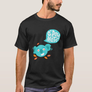 Camiseta Cute Koala Bear Gday Mate Tee Para A Austrália Hol