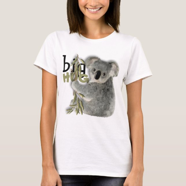 Camiseta Cute Koala Big Hug (Frente)