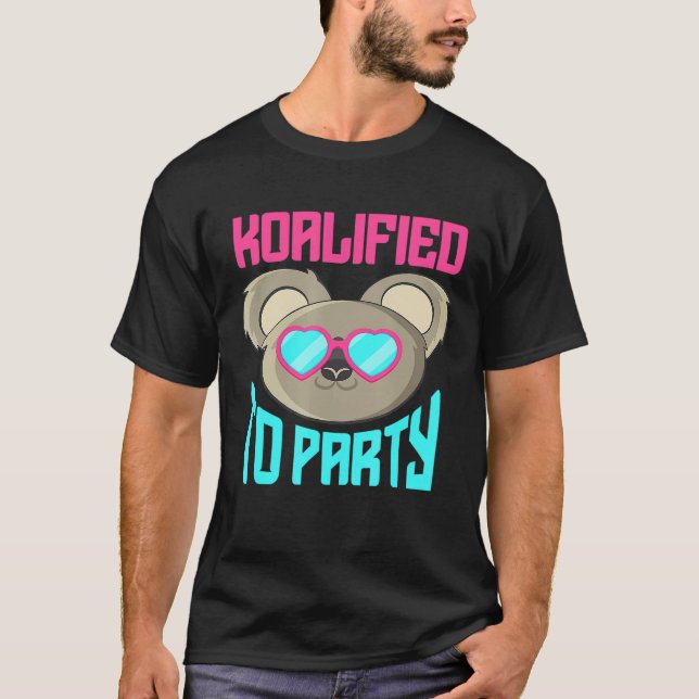 Camiseta Cute Koala - Festa Gráfica Animal da Austrália (Frente)