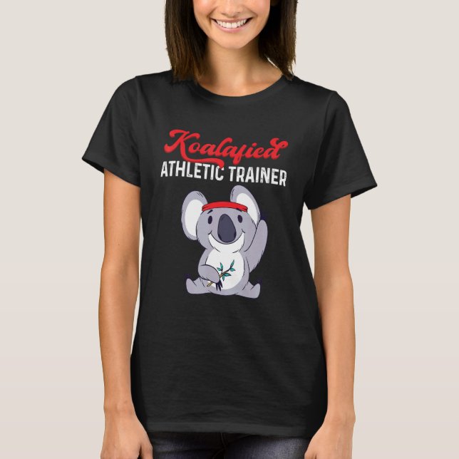 Camiseta Cute Koala Koalafied Athletic Trainer Cardio Koala (Frente)