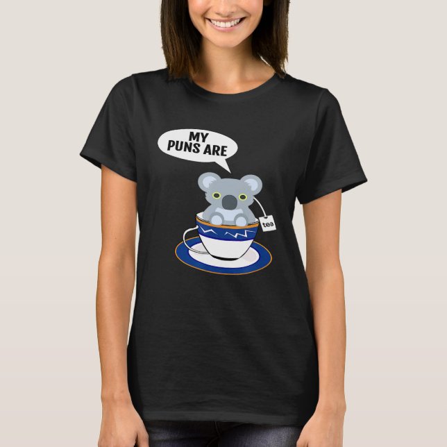 Camiseta Cute Koala Meus Peitos São De Qualidade (Frente)