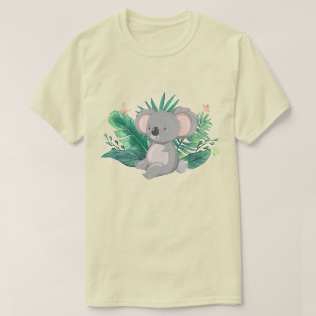 Camiseta Cute Koala T-Shirt (Frente do Design)