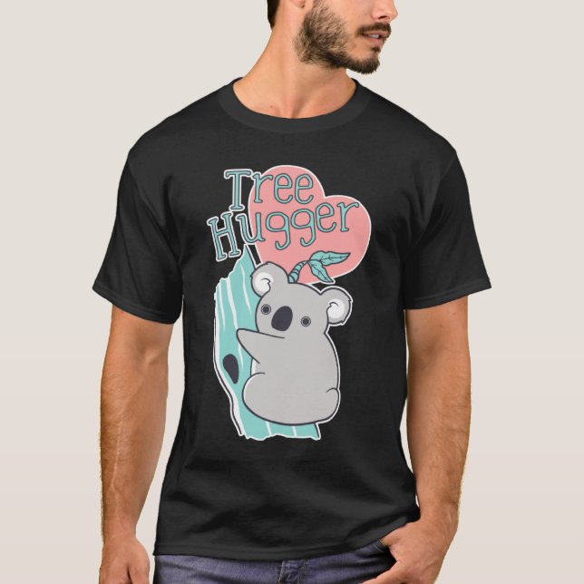 Camiseta Cute Koala Tree Hugger Bear (Frente)