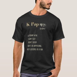 Camiseta Cute Korean Word K Pop Mania