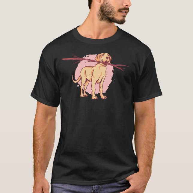 Camiseta Cute Labrador Retriever 194 (Frente)