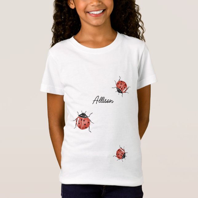 Camiseta Cute Ladybug (Frente)