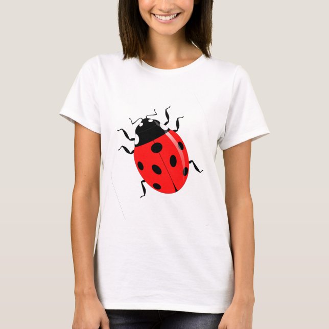 Camiseta Cute Ladybug - Primavera (Frente)