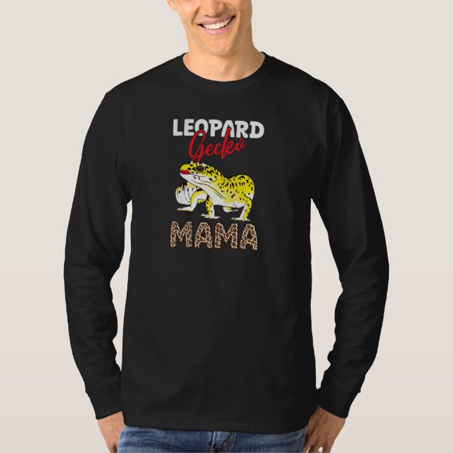 Camiseta Cute Leopard Gecko Mama For Gecko (Frente)