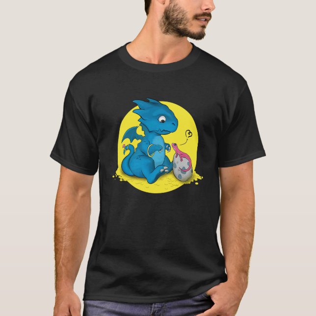 Camiseta Cute little dragon Love Dragons (Frente)