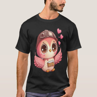 Camiseta Cute Little Owl Valetines Animal Love  8