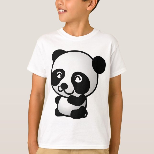 Camiseta Cute little panda (Frente)
