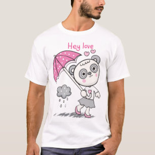 Camiseta Cute little panda