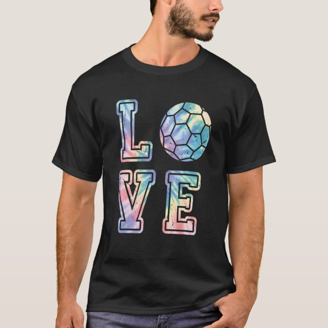 Camiseta Cute Love Handball Tie Dye Handball For Handball P (Frente)