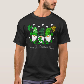 Camiseta Cute Lucky Gnome Happy St Patricks Day Family Outf