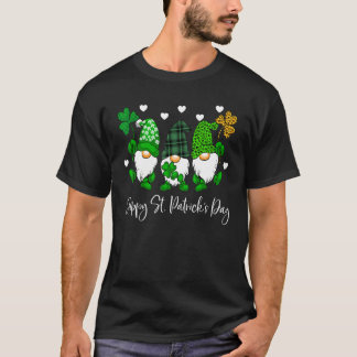 Camiseta cute lucky gnome happy st patricks day family outf