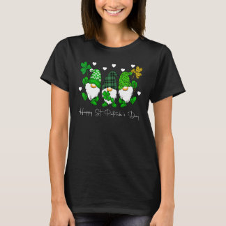 Camiseta Cute Lucky Gnome Happy St Patricks Day Family Outf