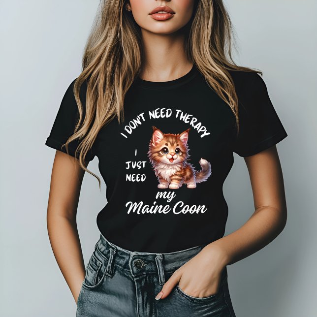 Camiseta Cute Maine Coon Lover (Criador carregado)