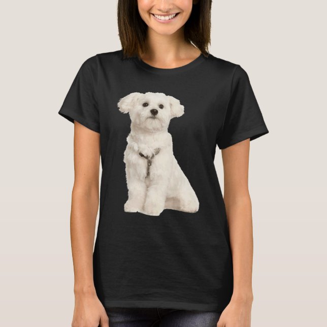 Camiseta Cute Maltese (Frente)