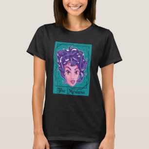 Camiseta Cute Medusa Mitologia Grega Cartão Tarot Grego Ant
