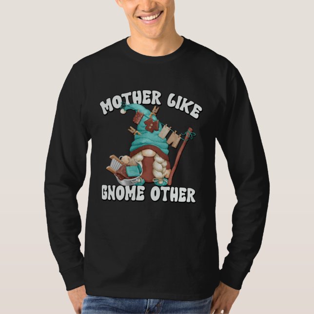 Camiseta Cute Mom Saying For Women And Gnome   Laundry (Frente)