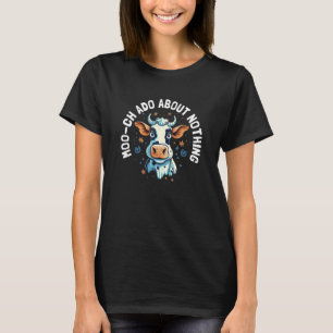Camiseta Cute Moo ch Ado Novilha Vaca Trocadilho