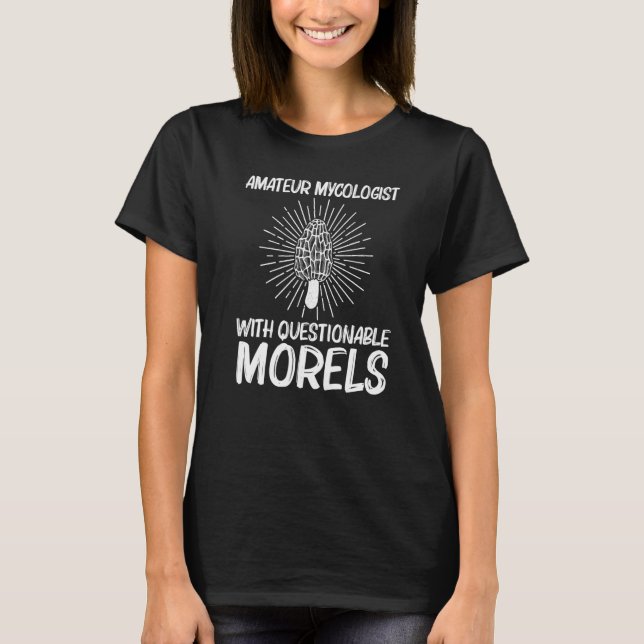 Camiseta Cute Morel For Men Women Morel Mushroom Hunting (Frente)