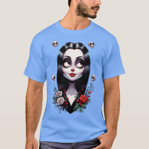 Camiseta Cute Morticia Addams
