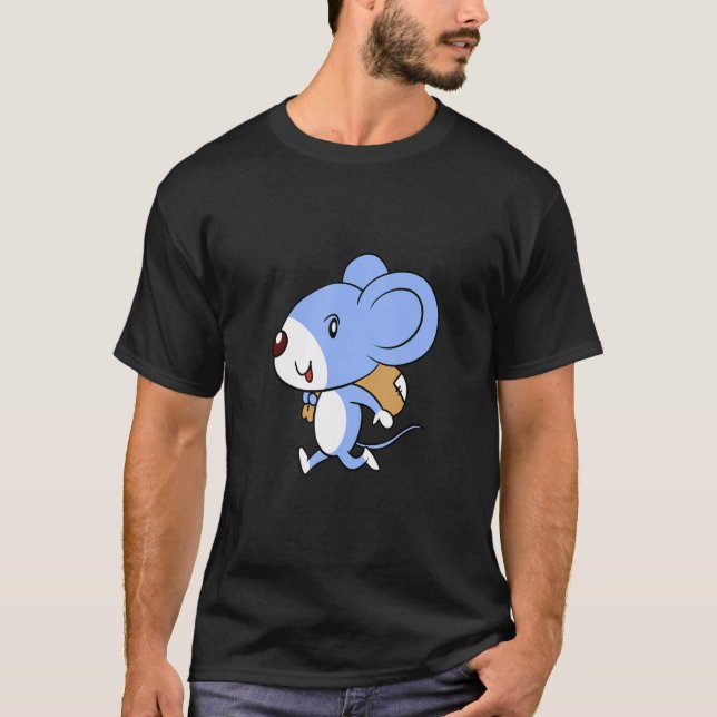 Camiseta Cute  Mouse Animals (Frente)