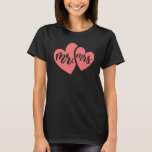 Camiseta Cute Mr And Mrs Just Married Engagement Marriage D<br><div class="desc">Cute Mr And Mrs Just Married Engagement Marriage Design</div>