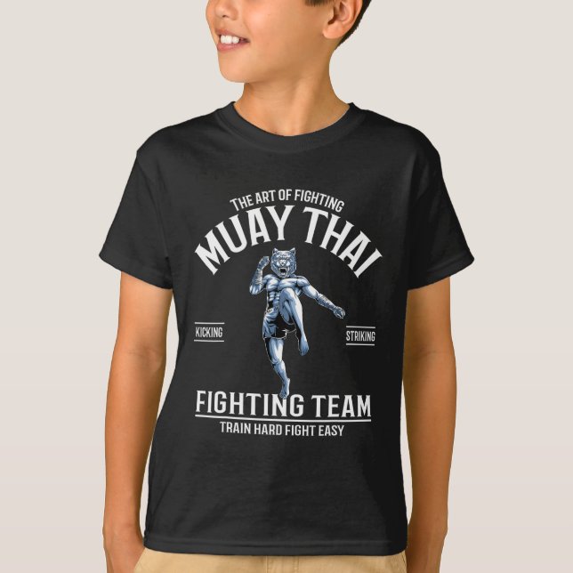 Camiseta Cute Muay Thai Unicorns Thai Boxing And Kickboxing (Frente)