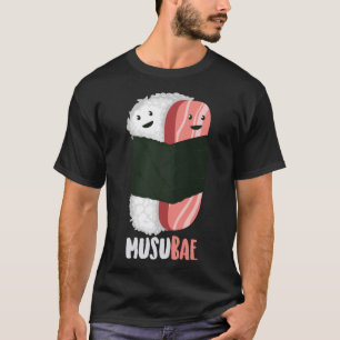 Camiseta Cute Musubae Funny Musubi Bae Comida Havaiana Fan 