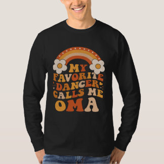 Camiseta Cute My Favorite Dancer Calls Me Oma Groovy
