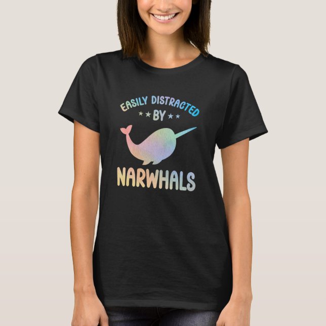 Camiseta Cute Narwhal Outfit for Narwhal Lovers Apparel Wom (Frente)