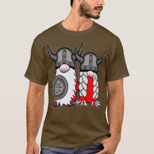 Camiseta Cute Nordic Gnome Viking Tomte Couple Scandinavian