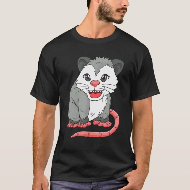 Camiseta Cute Ogambm Animal Possum (Frente)