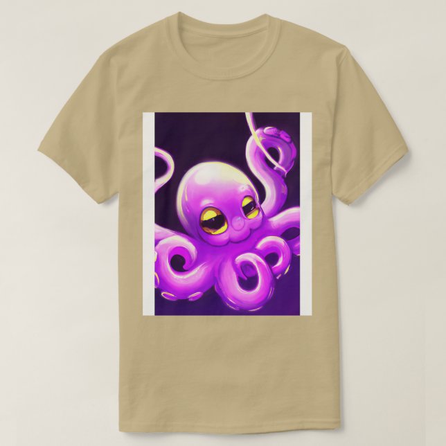 Camiseta Cute Oktopus (Frente do Design)