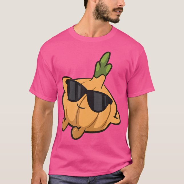 Camiseta Cute Onion Fruit Relaxing Lazy Onion (Frente)