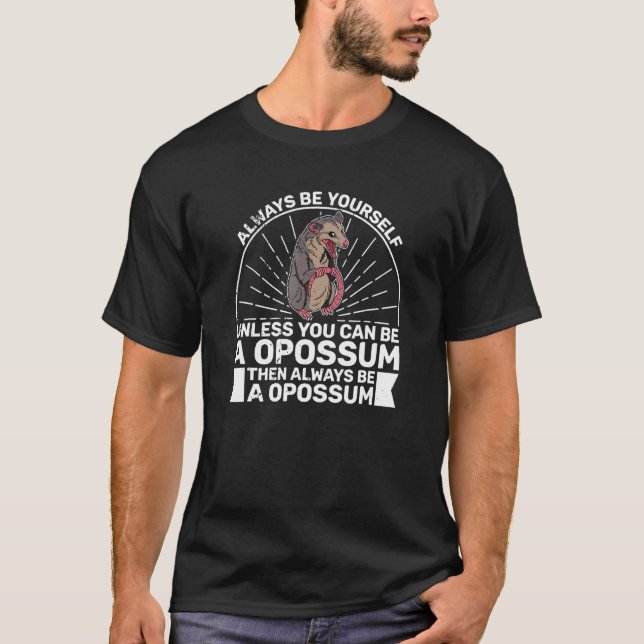 Camiseta Cute Opossum Possum Biologist Wildlife Biology Say (Frente)