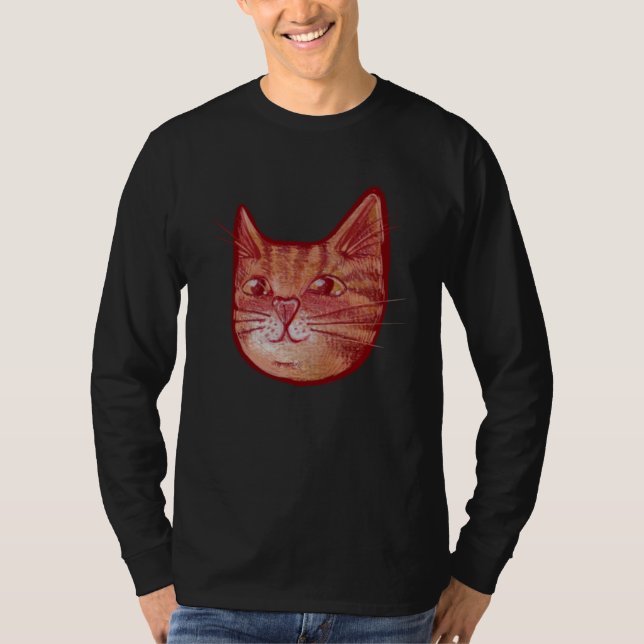 Camiseta Cute orange kitty cat (Frente)