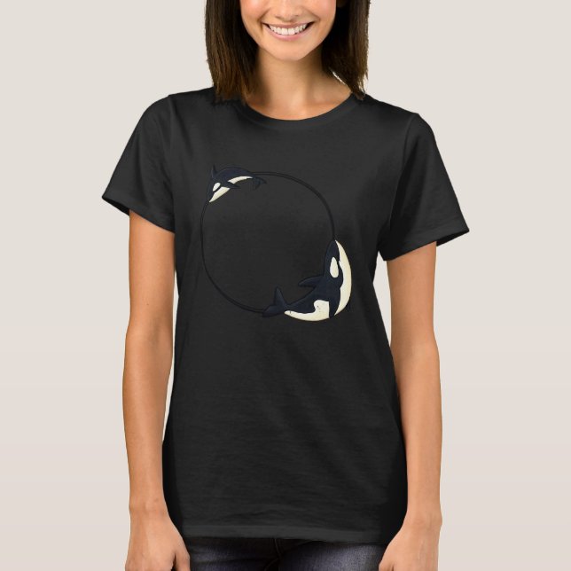 Camiseta Cute Orca Funny Sea Animal Whale Orcas Men Women (Frente)