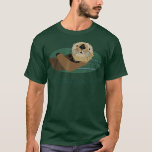 Camiseta Cute Otter Morro Bay Costa da Califórnia