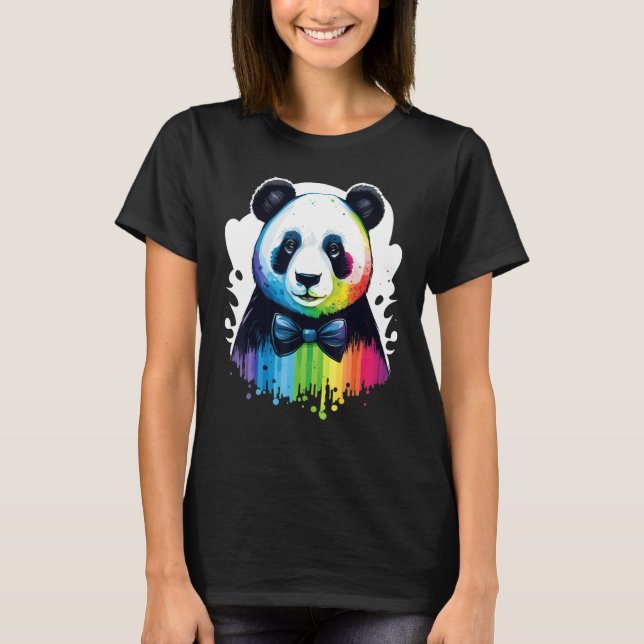 Camiseta Cute Panda  Animal on Panda 2 (Frente)
